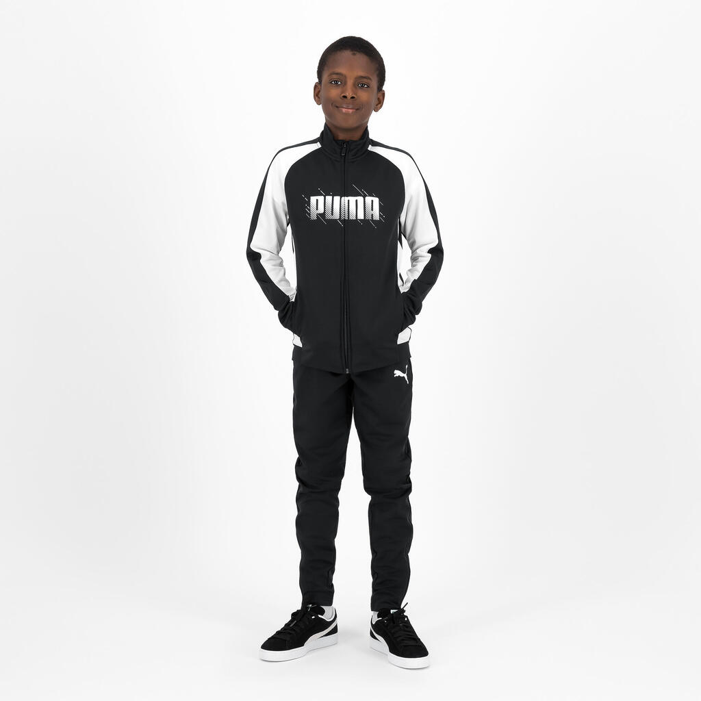 Kids' Tracksuit - Black/White